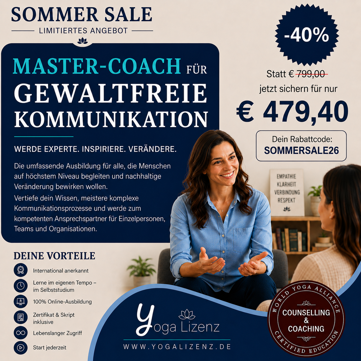 Master-Coach für Gewaltfreie Kommunikation