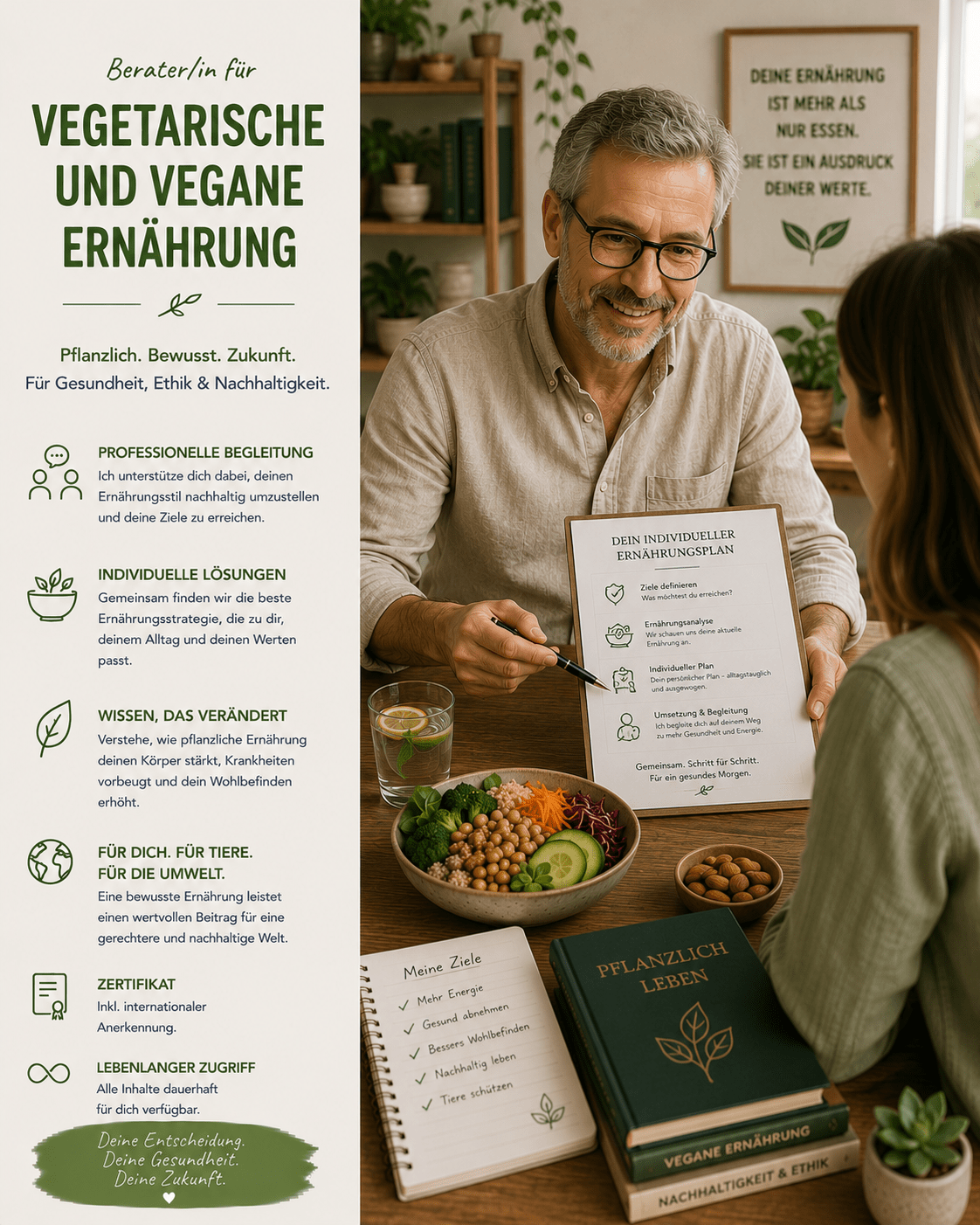 Berater/in für vegetarische und vegane Ernährung - YogaLizenz.de