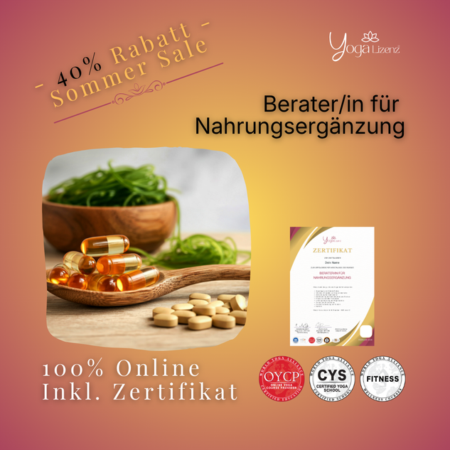 Berater/in für Nahrungsergänzung