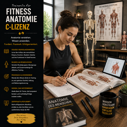 Trainer/in für Fitness Anatomie "C-Lizenz"