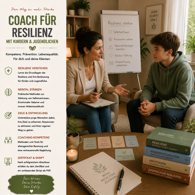 Coach für Resilienz bei Kindern und Jugendlichen