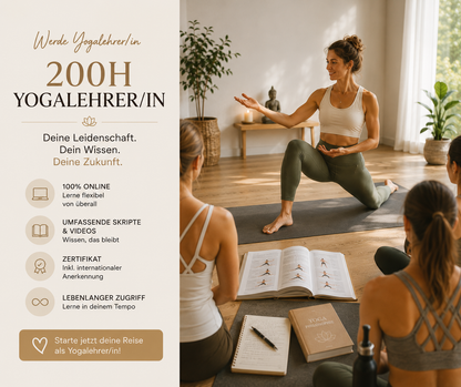 Yogalehrer/in 200h Komplett Paket - Klassik