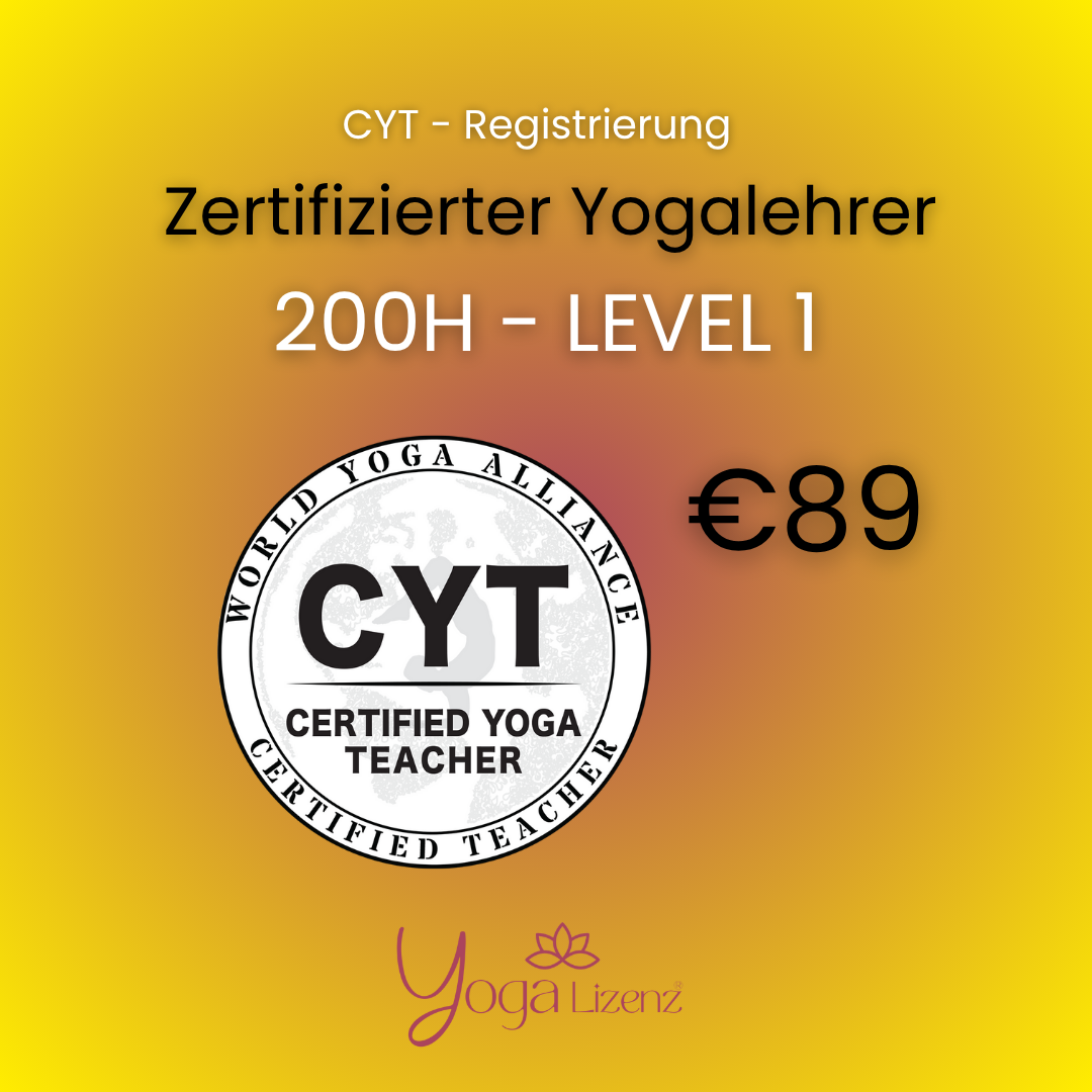 🧘‍♀️ CYT-Zertifizierung – 200h (WYA) - Registrierungsgebühr