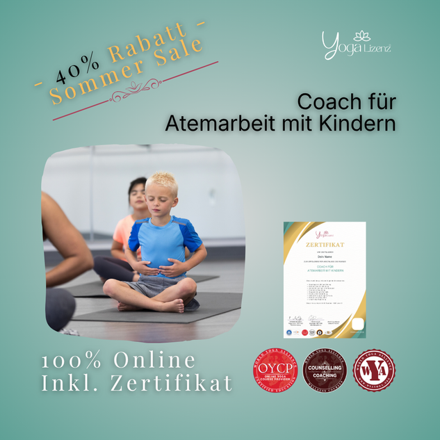 Coach für Atemarbeit mit Kindern