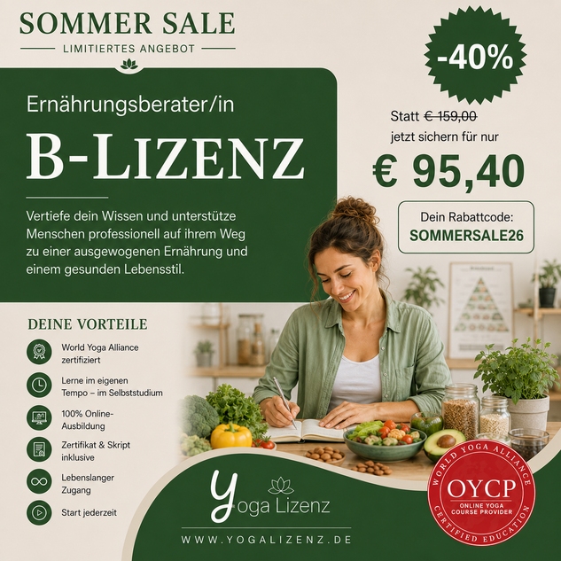 Ernährungsberater/in "B-Lizenz"