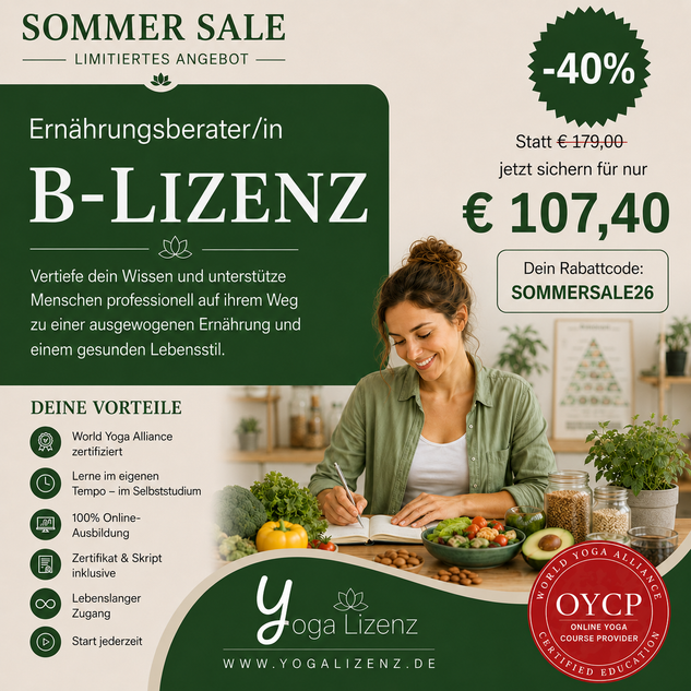 Ernährungsberater/in "B-Lizenz"