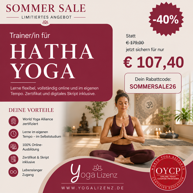 Trainer/in für Hatha Yoga