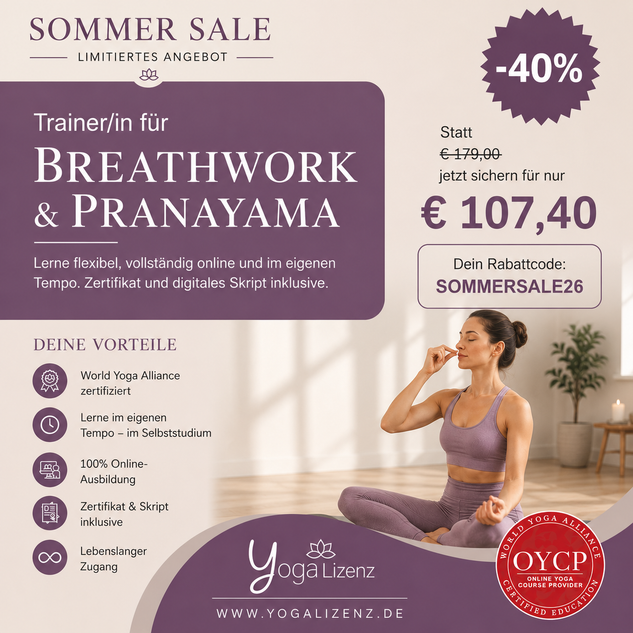 Trainer/in für Breathwork & Pranayama
