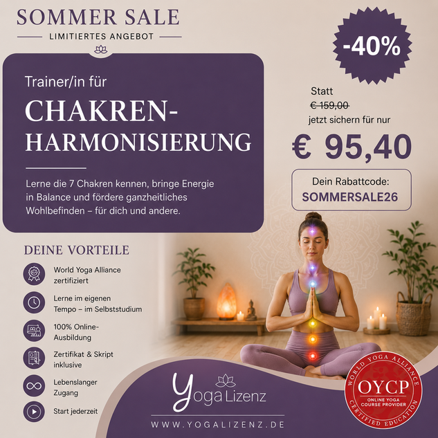 Trainer/in für Chakren-Harmonisierung