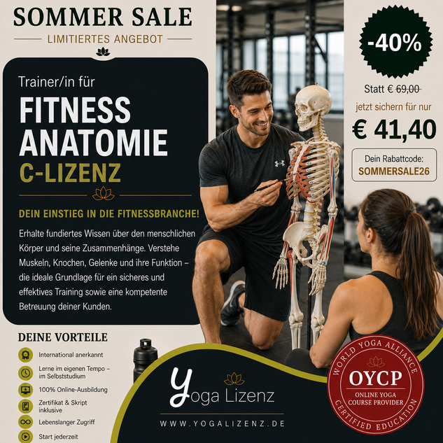 Trainer/in für Fitness Anatomie "C-Lizenz"