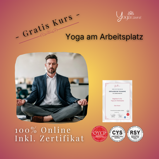 Begleiter/in für Yoga am Arbeitsplatz - Minikurs