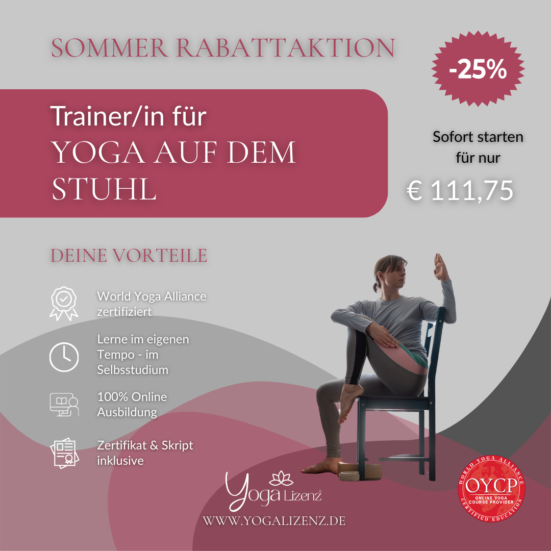 Trainer/in für Yoga auf dem Stuhl