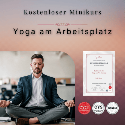 Begleiter/in für Yoga am Arbeitsplatz - Minikurs - YogaLizenz.de