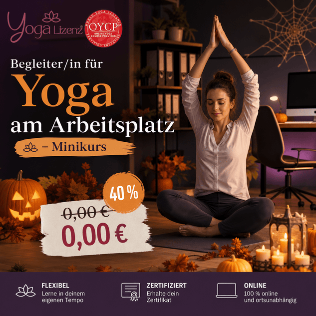 Begleiter/in für Yoga am Arbeitsplatz - Minikurs - YogaLizenz.de