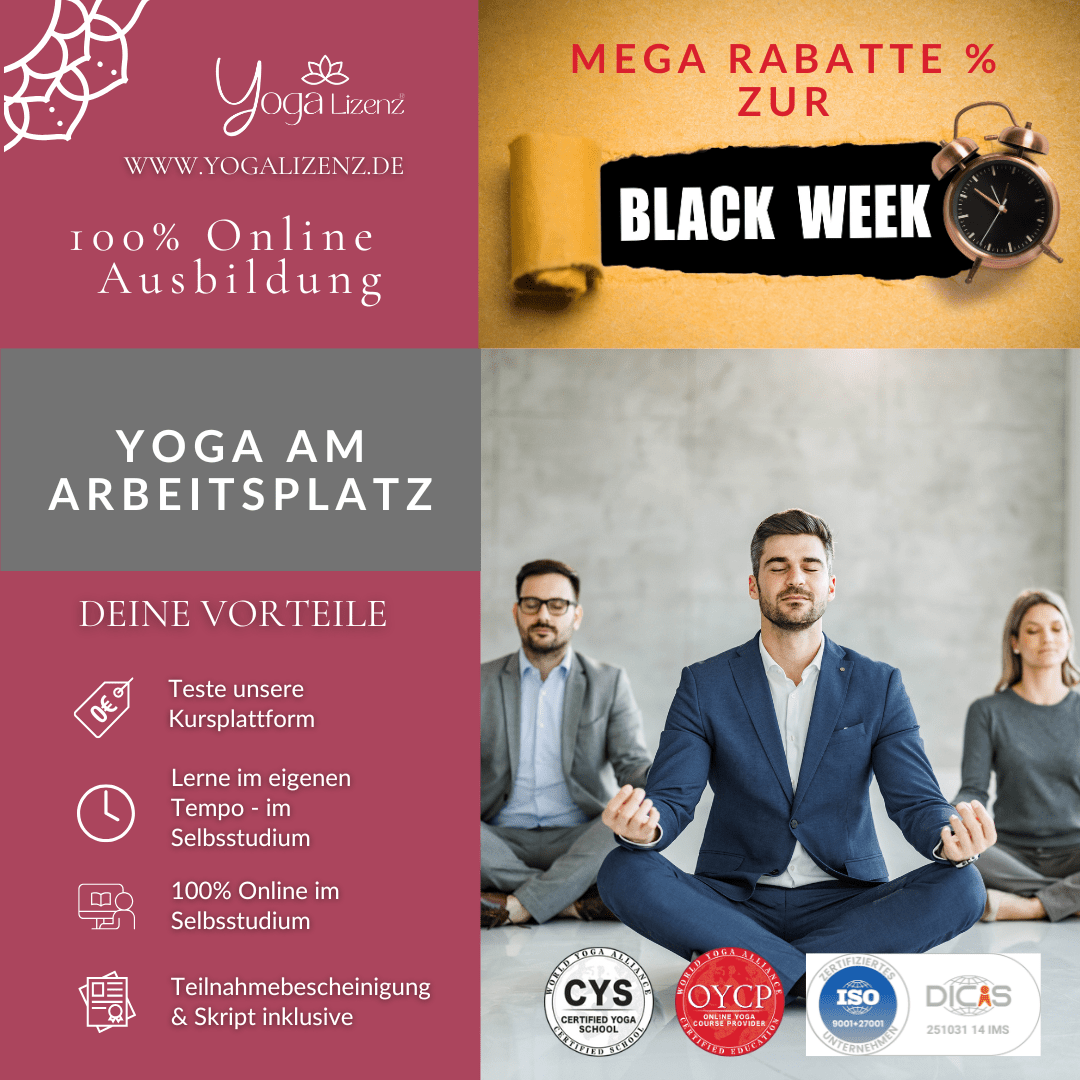 Begleiter/in für Yoga am Arbeitsplatz - Minikurs - YogaLizenz.de
