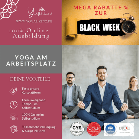 Begleiter/in für Yoga am Arbeitsplatz - Minikurs - YogaLizenz.de
