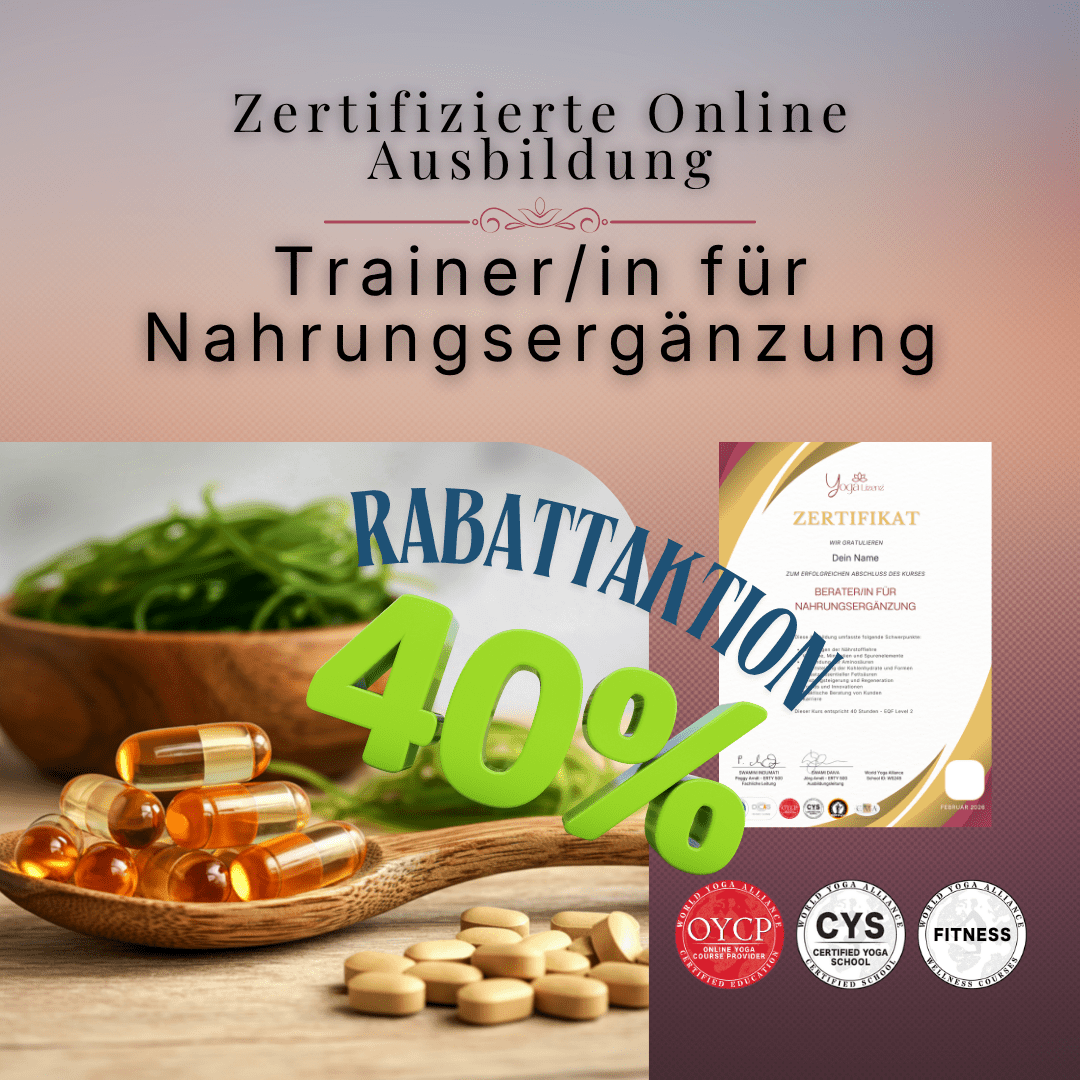 Berater/in für Nahrungsergänzung - YogaLizenz.de
