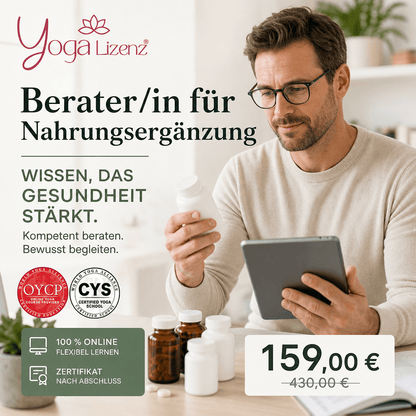Berater/in für Nahrungsergänzung - YogaLizenz.de
