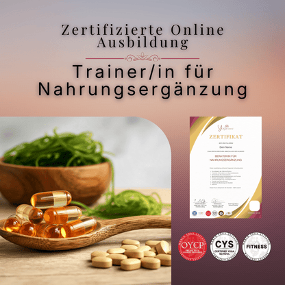 Berater/in für Nahrungsergänzung - YogaLizenz.de