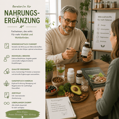 Berater/in für Nahrungsergänzung - YogaLizenz.de