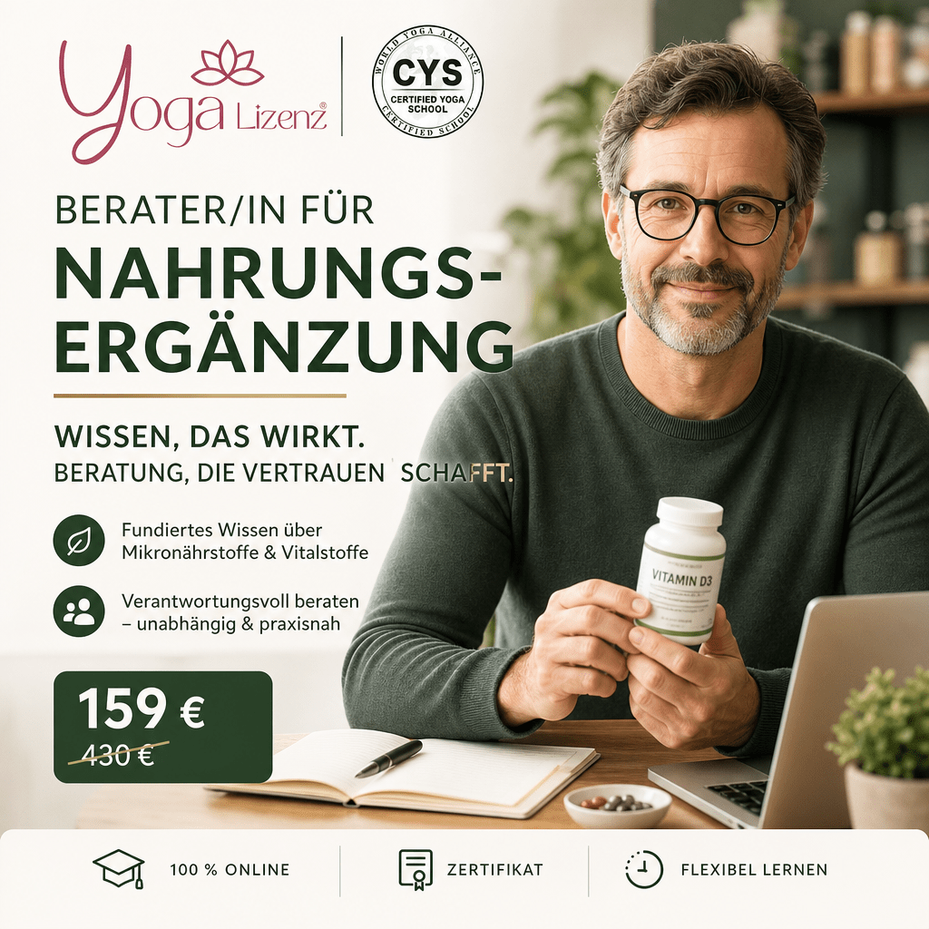 Berater/in für Nahrungsergänzung - YogaLizenz.de