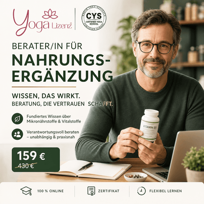 Berater/in für Nahrungsergänzung - YogaLizenz.de