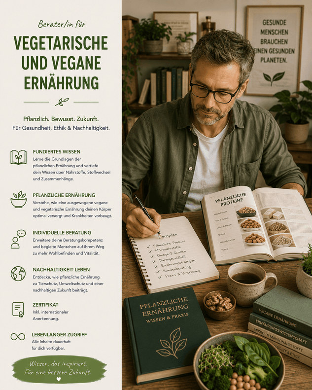 Berater/in für vegetarische und vegane Ernährung - YogaLizenz.de
