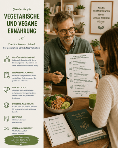 Berater/in für vegetarische und vegane Ernährung - YogaLizenz.de