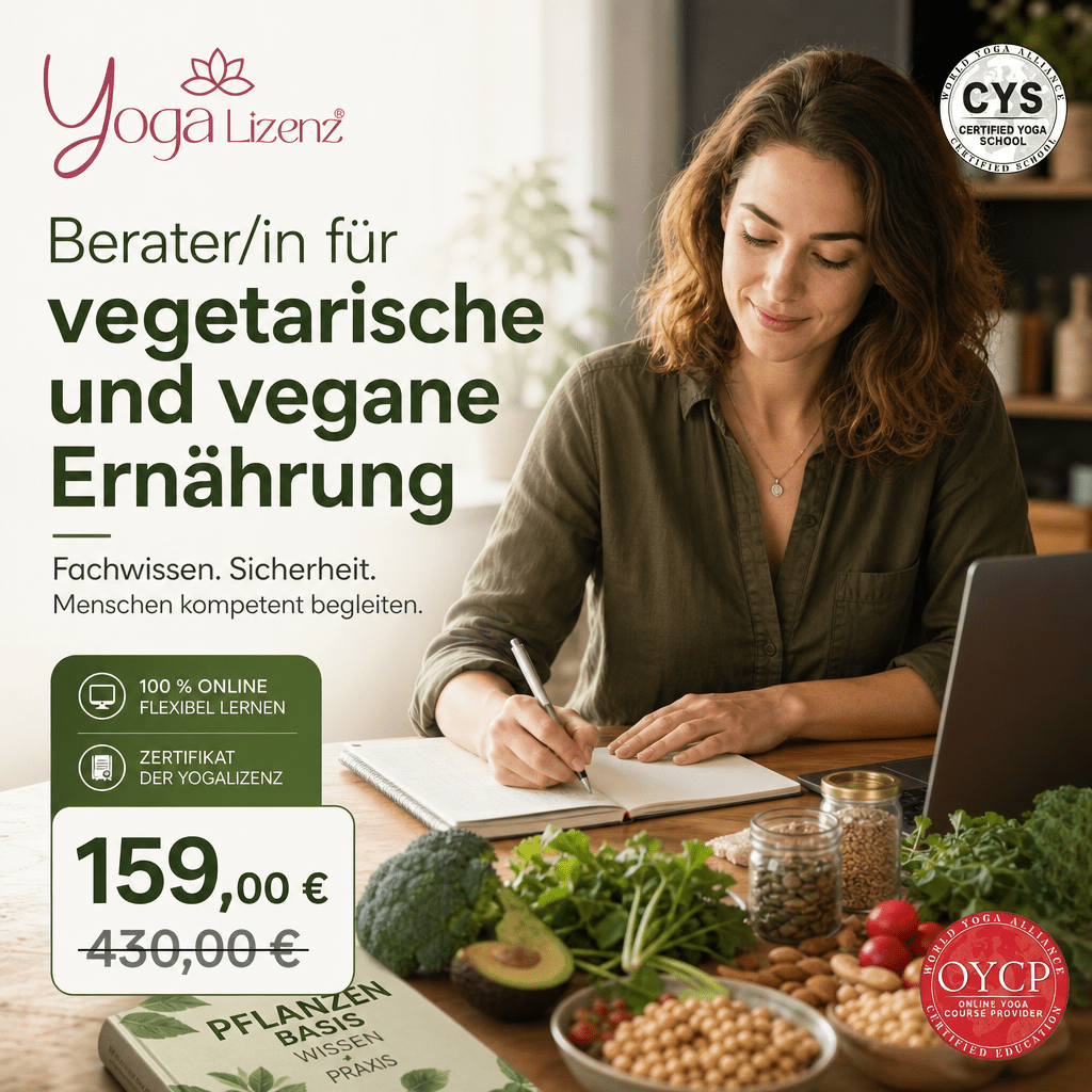 Berater/in für vegetarische und vegane Ernährung - YogaLizenz.de