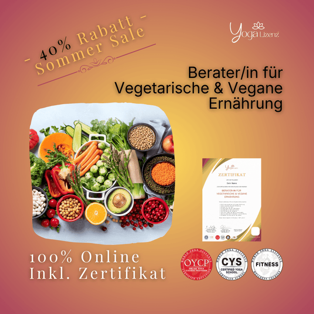 Berater/in für vegetarische und vegane Ernährung - YogaLizenz.de