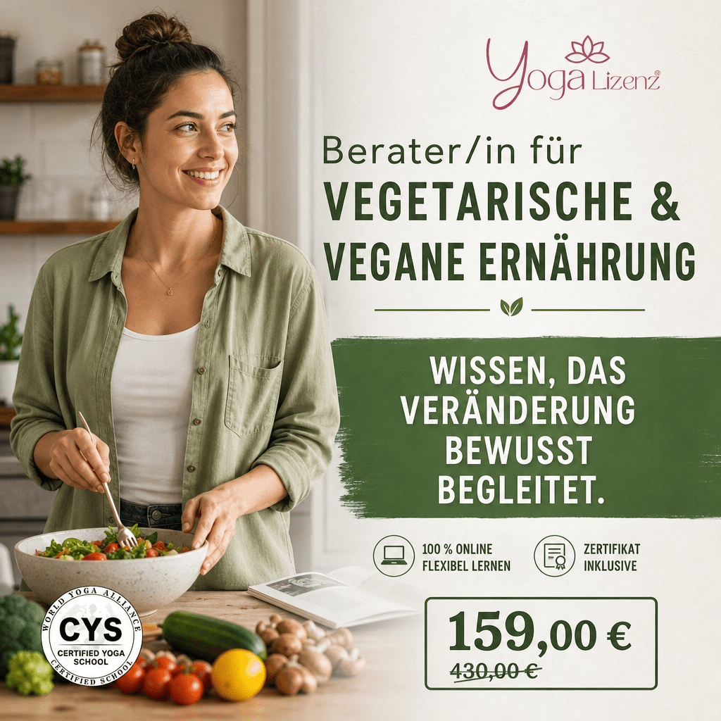 Berater/in für vegetarische und vegane Ernährung - YogaLizenz.de