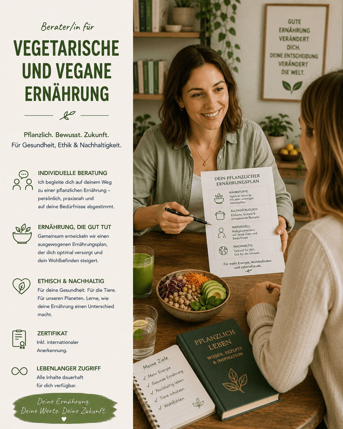 Berater/in für vegetarische und vegane Ernährung - YogaLizenz.de