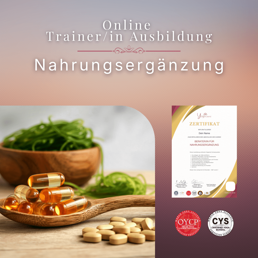 Berater/in für Nahrungsergänzung - YogaLizenz.de