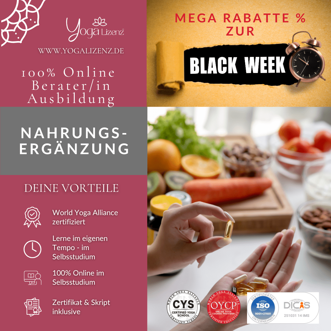 Berater/in für Nahrungsergänzung - YogaLizenz.de
