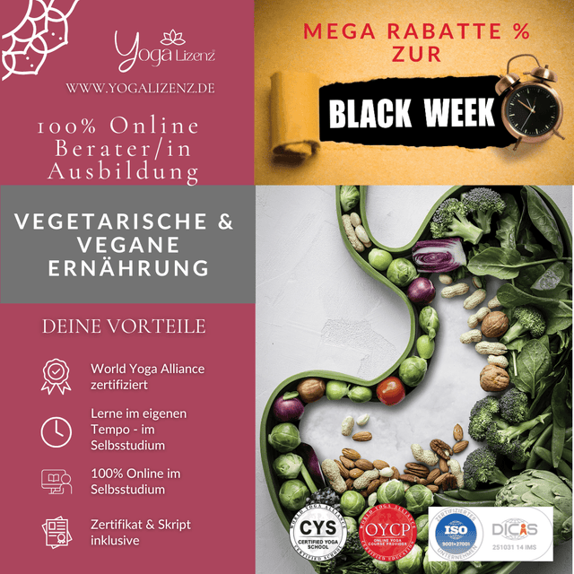 Berater/in für vegetarische und vegane Ernährung - YogaLizenz.de