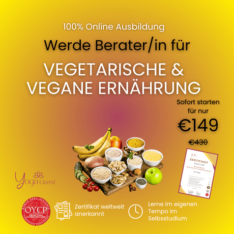 Berater/in für vegetarische und vegane Ernährung - YogaLizenz.de