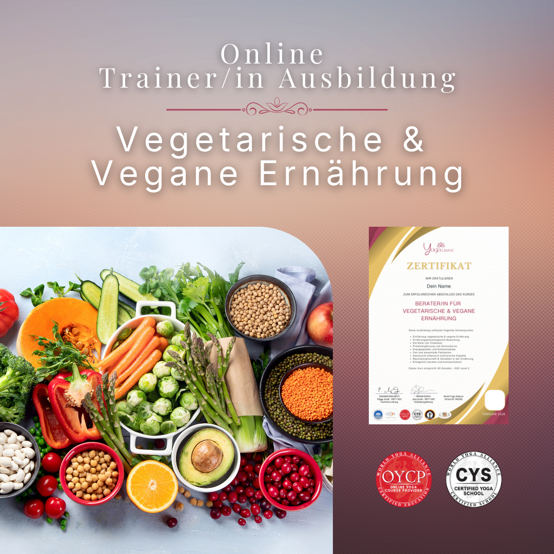 Berater/in für vegetarische und vegane Ernährung - YogaLizenz.de