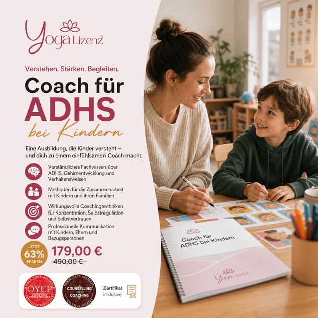 Coach für ADHS bei Kindern - YogaLizenz.de