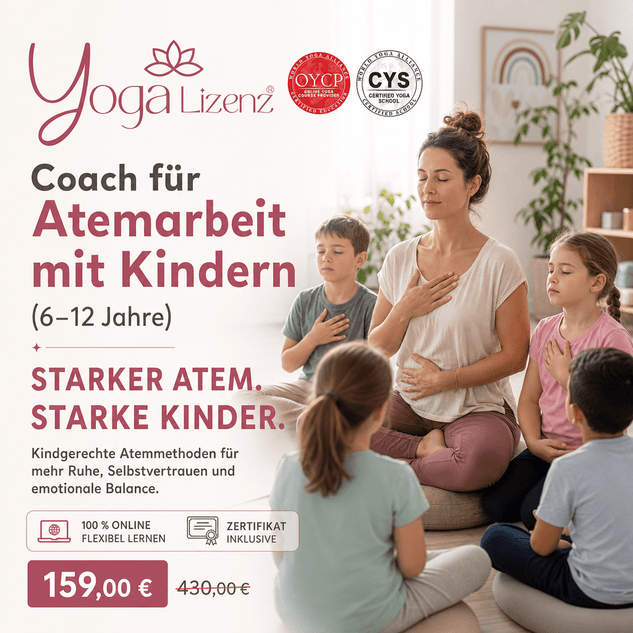 Coach für Atemarbeit mit Kindern - YogaLizenz.de