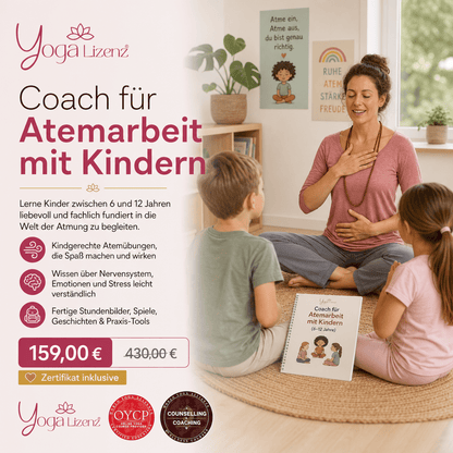 Coach für Atemarbeit mit Kindern - YogaLizenz.de
