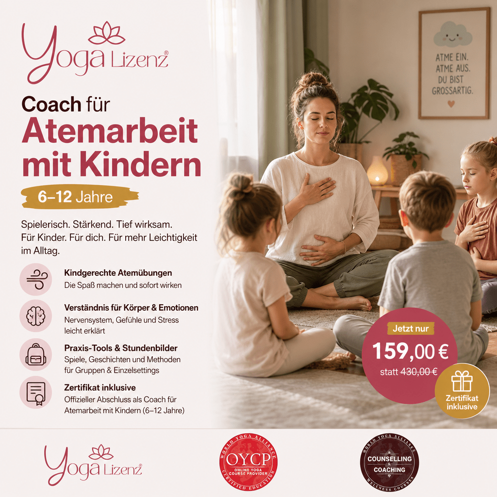 Coach für Atemarbeit mit Kindern - YogaLizenz.de