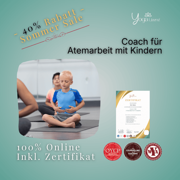 Coach für Atemarbeit mit Kindern - YogaLizenz.de