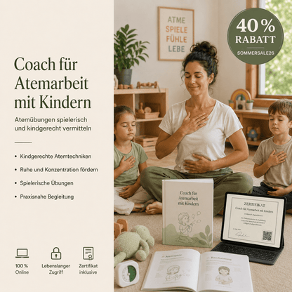 Coach für Atemarbeit mit Kindern - YogaLizenz.de