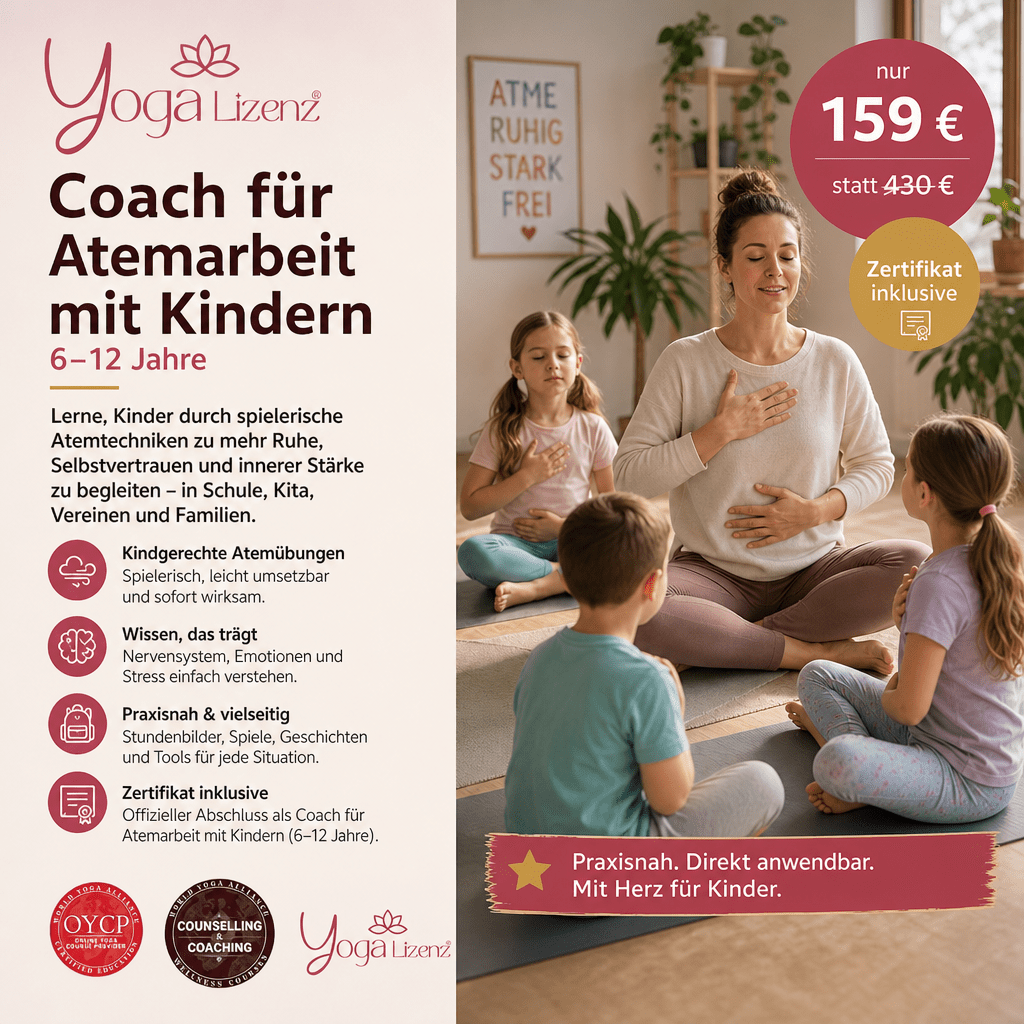Coach für Atemarbeit mit Kindern - YogaLizenz.de