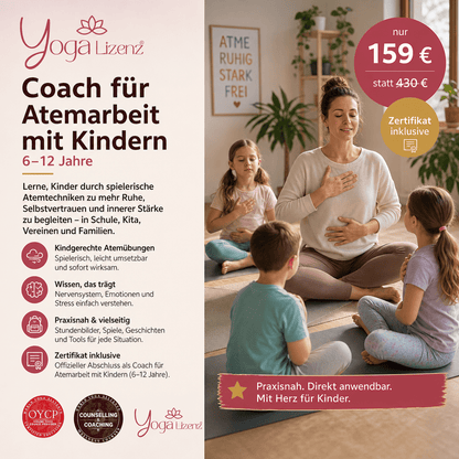 Coach für Atemarbeit mit Kindern - YogaLizenz.de