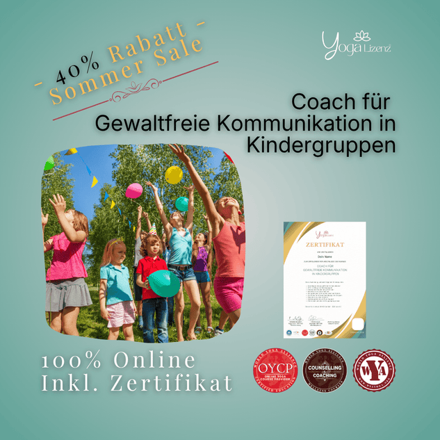 Coach für Gewaltfreie Kommunikation in Kindergruppen - YogaLizenz.de