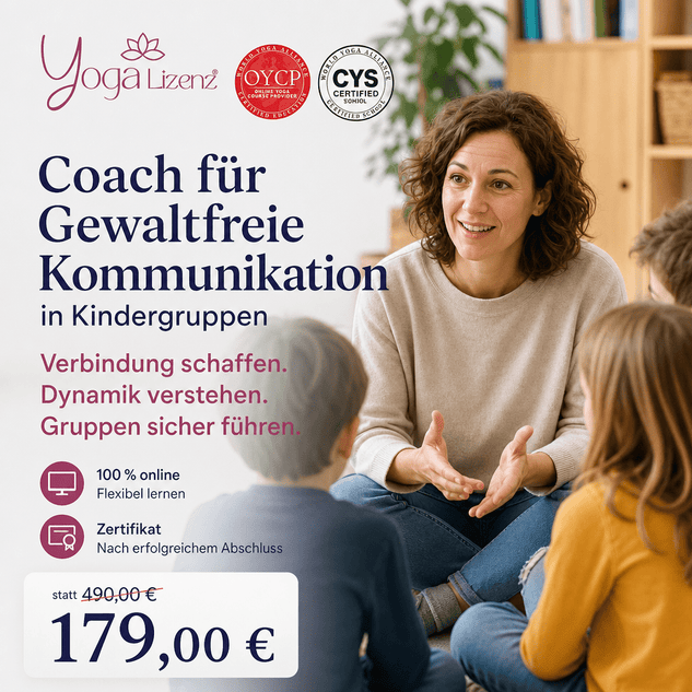 Coach für Gewaltfreie Kommunikation in Kindergruppen - YogaLizenz.de