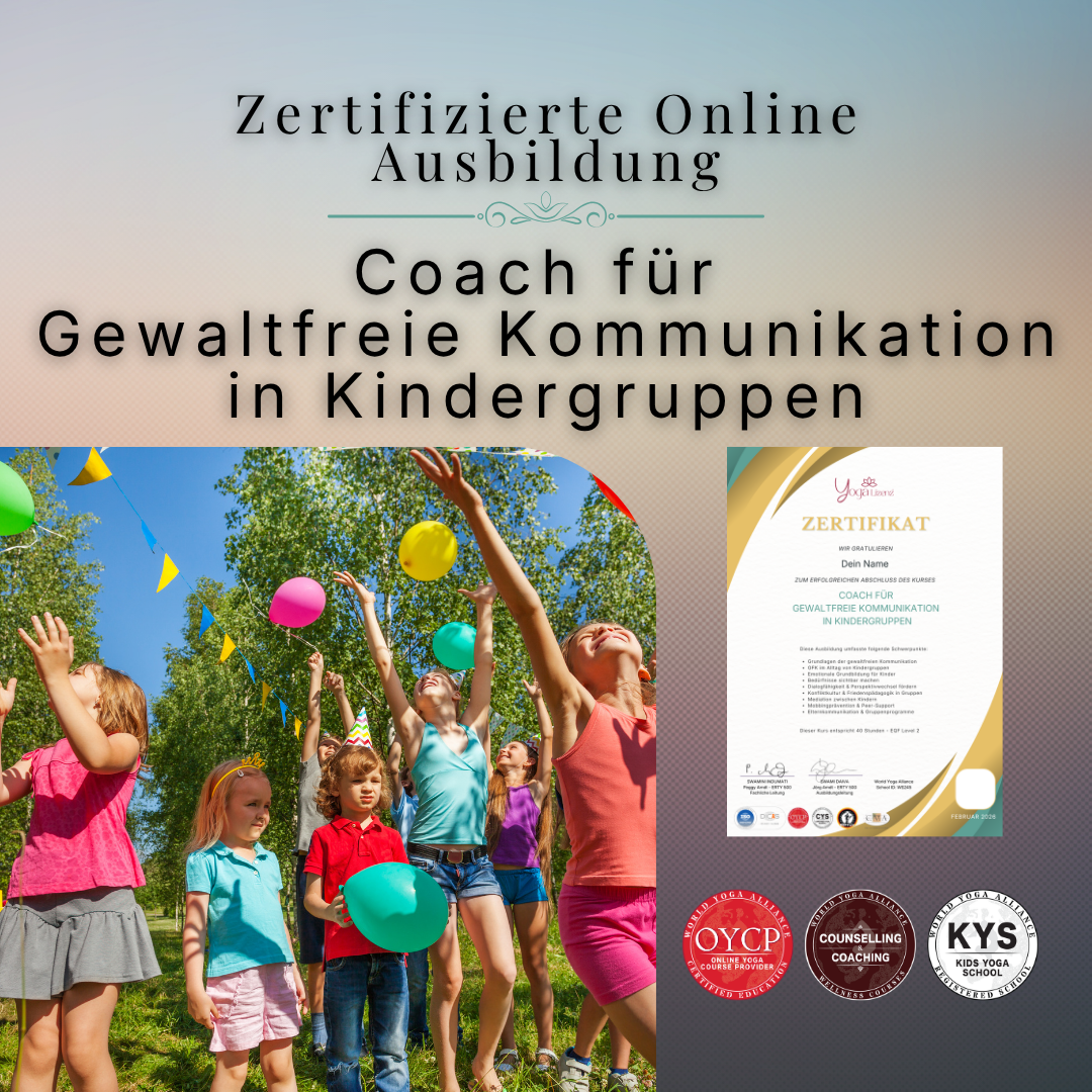 Coach für Gewaltfreie Kommunikation in Kindergruppen - YogaLizenz.de