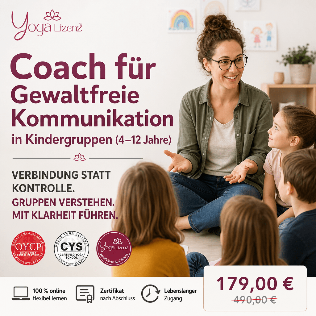 Coach für Gewaltfreie Kommunikation in Kindergruppen - YogaLizenz.de