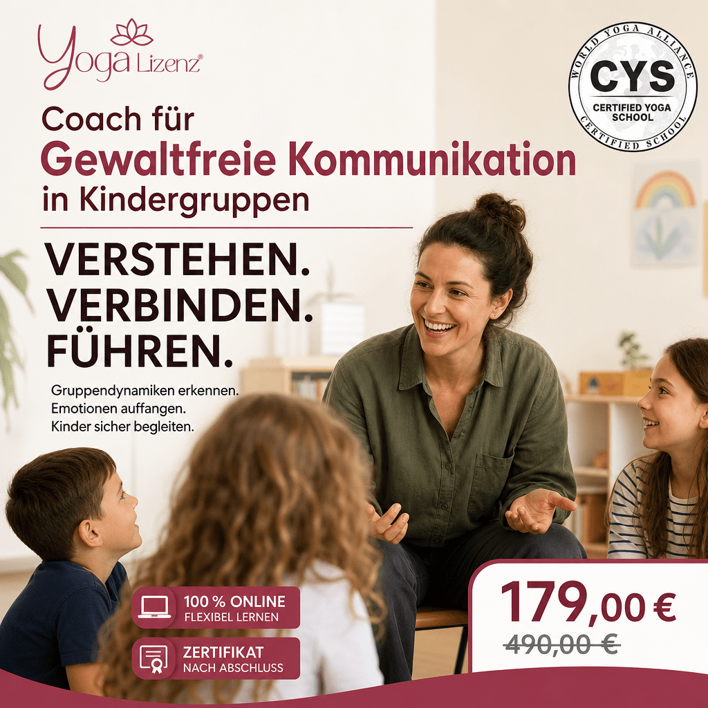 Coach für Gewaltfreie Kommunikation in Kindergruppen - YogaLizenz.de